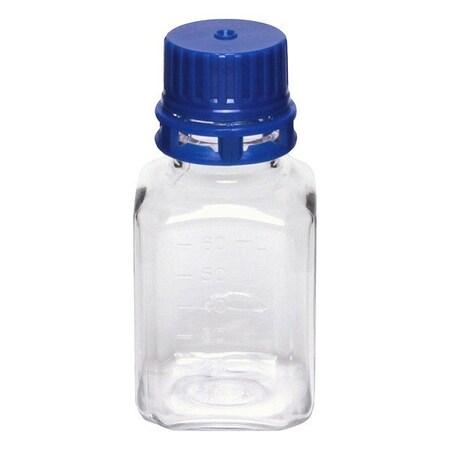 Zoro Select Media Bottle, PETG, 83.1 mm H, PK192 BGC0060S