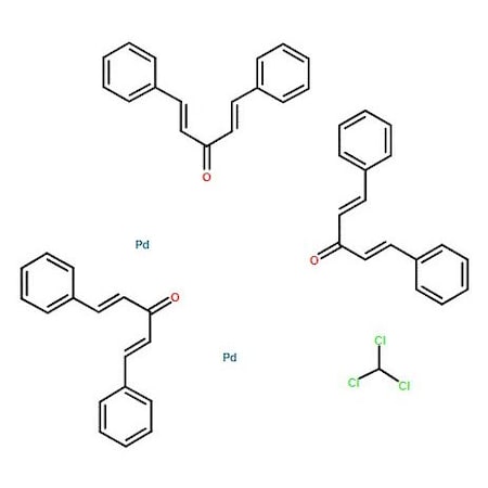 Ak Scientific Tris-(dibenzylideneacetone)-dipalladium(O)-chloroform adduct (250mg), CAS 52522-40-4 V0797-250mg