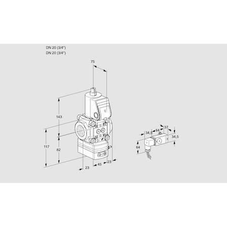 Honeywell Kromschroder VAD1T20N/NQ-100A KS88007594