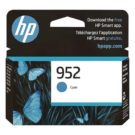 Hp HP 952 Original Ink Cartridge - Single Pack - Inkjet - Standard Yield - 700 Pages - Cyan - 1 / Pack L0S49AN140