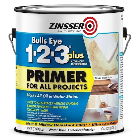 Zinsser Primer, White, 1 gal, Can 249937