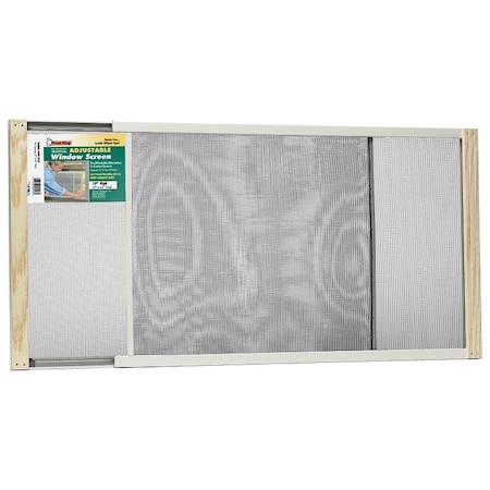 Frost King WB Marvin Insect Screen, 15 in L, 25 to 45 in W, Aluminum AWS1545