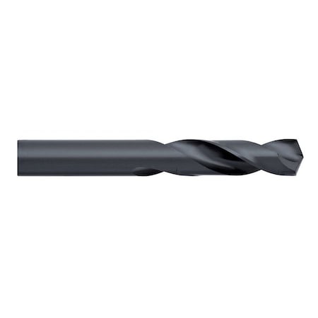 Titan Usa Titan USA CD30024 Stub Length Drill Bit, 3/8 Dia, 135 deg, HSS, Black Oxide, 6 PK CD30024