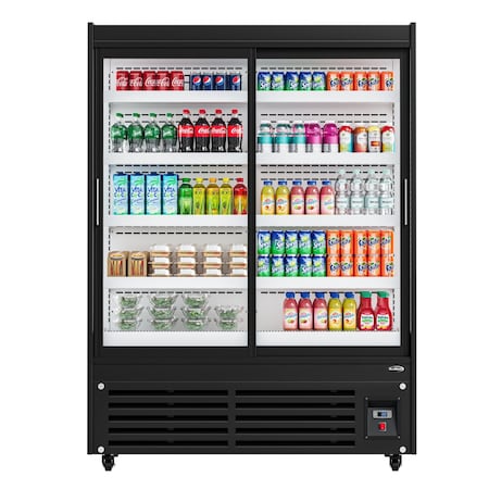 Koolmore 24 Cu. Ft. Commercial Beverage Merchandiser With Sliding Glass Doors KM-CDA-SL24C