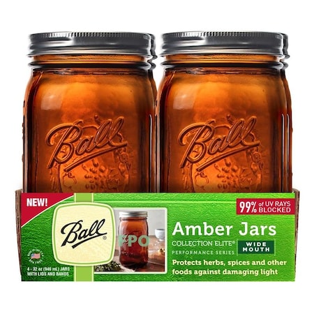 Ball CANNING JAR 32OZ, 4PK 1440069046