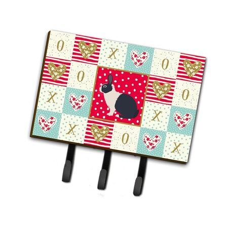 Carolines Treasures 6 x 2 x 9 in. Dutch Rabbit Love Leash or Key Holder CK5385TH68