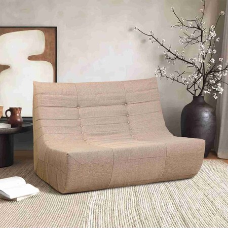 Deko Living Brown Compressed Foam Sofa CIF50119SOF