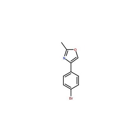 Ak Scientific 4-(4-Bromophenyl)-2-methyl-1, 3-oxazole (100mg), CAS 22091-49-2 7555AD-100mg