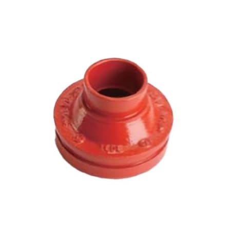 Industrial Choice Groove Cone Concentric Red Painted 3 x 2.5 inch GV-CONE-C-3x2.5-P