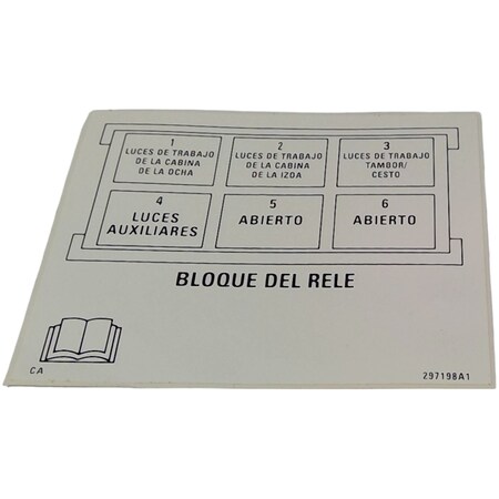 Cnh DECAL, CNH OEM 297198A1 297198A1