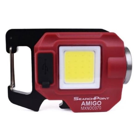 Maxxeon SearchPoint AMIGO Rechargeable Keychain Flashlight, 700 Lumens MNMXN00370