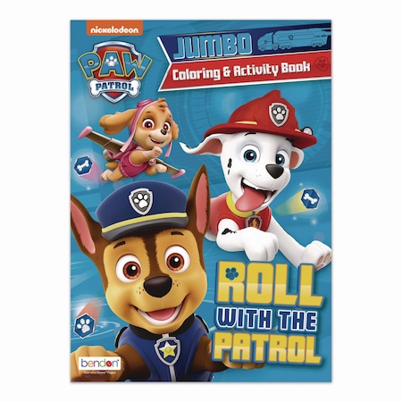 Bendon Nickelodeon Paw Patrol Jumbo Coloring and Activity Book, 10.75 x 7.75, 64 Pages 17905-1