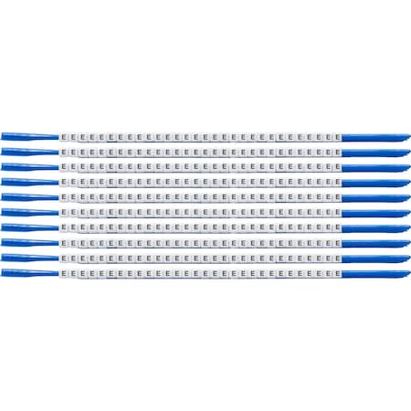 Brady ClipSleeve Wire Markers Size 07 Nylon 18 AWG - 18 AWG, E Pack of 300 Each, 300PK SCN07-E