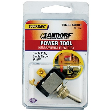 Jandorf Switch, 10/20 A, 125/277 V, SPST, Screw Terminal 61132