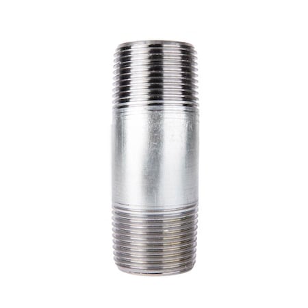 Stz Industries 1-1/4 in. MIP each X 1-1/4 in. D MIP Galvanized Steel 3-1/2 in. L Nipple 301U114X312