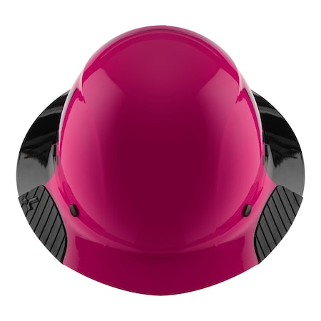 Lift Safety DAX Fiber Resin Full Brim Hard Hat (50/50 Pink Black) - ANSI-G, TYPE 1 HDF50-21PK