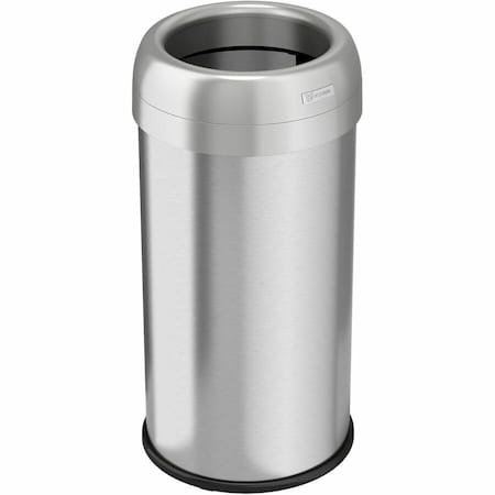 Hls Commercial 16 Gallon Open Top Round Trash Can HLS16STR