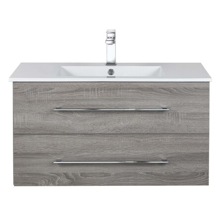 Cutler 36 in KatoWall Hung Vanity DORATO w/top FV-DORATO36