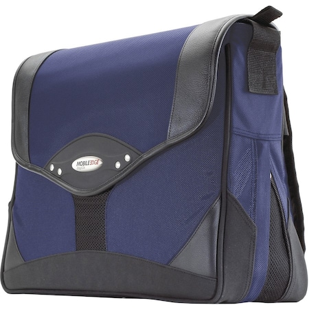 Mobile Edge Premium Laptop Messenger-Black/Navy-15.4 MEMP03