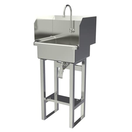 Sani-Lav Wash Station, 20"x17.5"x43.5", SS 727FK1.5