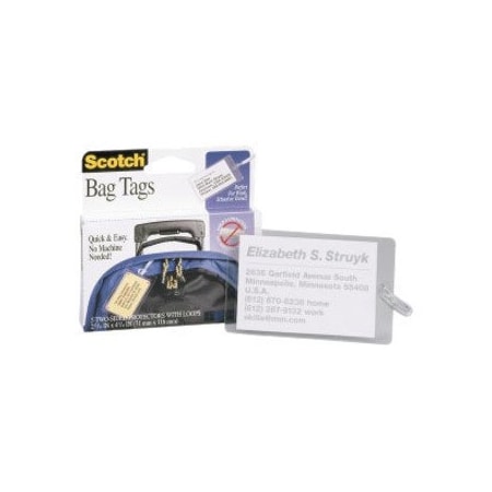 Scotch Self-Sealing Laminating Sheets; 12.5 mil; 2.81 x 4.56; Luggage Tag Size; 5; PK - MMMLS8535G MMMLS8535G