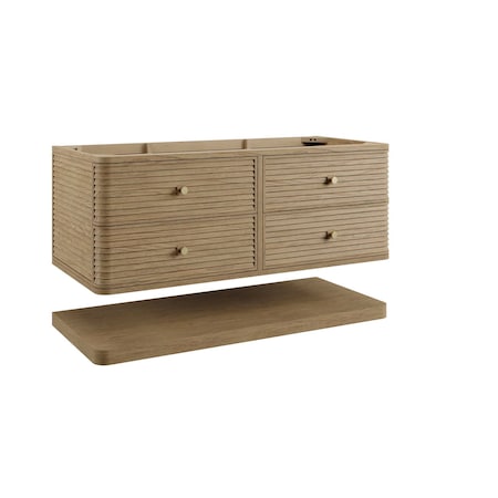 James Martin Vanities Allamari 48" Single Vanity Cabinet, Dune Mist D640-V48-DMS