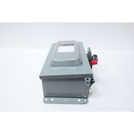 Square D NON-FUSIBLE DISCONNECT SWITCH 600V-AC 3P 60A AMP HU362AWK