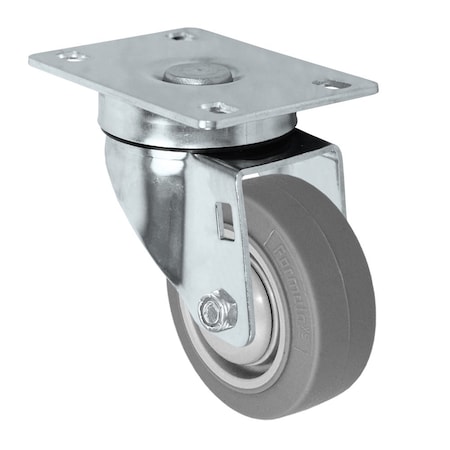Casterhq 3'' Stainless Steel Swivel Caster, Non-Marking The HQ1430S-PL1-TP