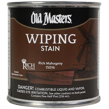 Diamond Vogel DEEP RED WIPING STAIN 1/2PT RICH MAHOGAN 15016