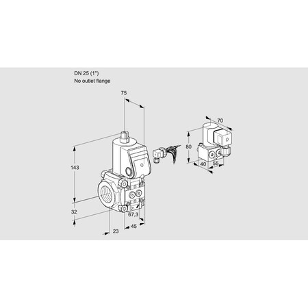 Honeywell Kromschroder VAS125/-R/NW KS88032302