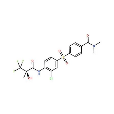 Ak Scientific 4-[[3-Chloro-4-[[(2R)-3, 3, 3-trifluoro-2-hydroxy-2-methyl-1-oxopropyl]amino]phenyl]sulfonyl]-N, N-dim 2244AH-10mg