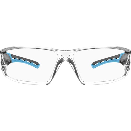 Ironwear Premium Anti Fog Dielectric Safety Glasses, Sky Blue, Clear 3085-SB-C/A