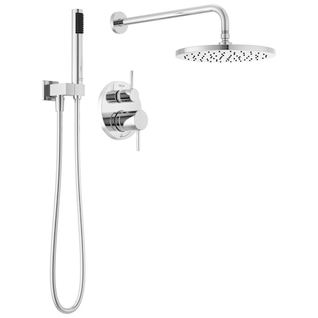 Delta Modern Monitor 14 Series Shower with Raincan & Hand Shower, 20.13 in, Chrome T342702