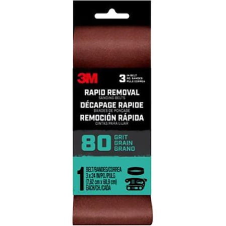 Fast Fans 3 x 18 in. Sanding Belt - 60 Grit FA3347875