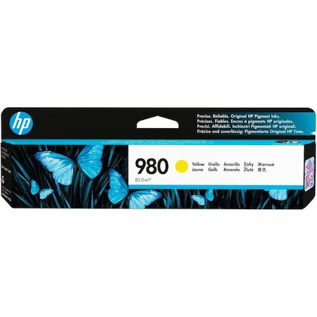 Hp Ink Cartridge, Yellow D8J09A