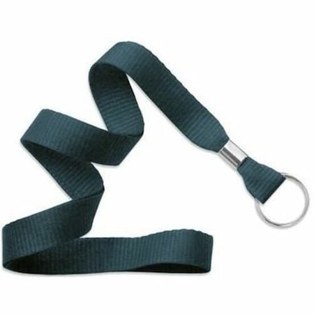 Brady MicroWeave Lanyard with Nickel Plated Steel Split Ring - Teal 2136-3666