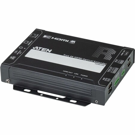 Aten TRUE 4K HDMI OPTICAL RECEIVER TRUE 4K at 6.2 MILES/10KM - SFP+ DUPLEX SINGLE MODE VE883ARK2