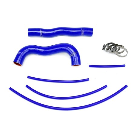 Hps Performance High Temp Reinforced Silicone Radiator Coolant Hose Kit, Blue, 57-1324R-BLUE