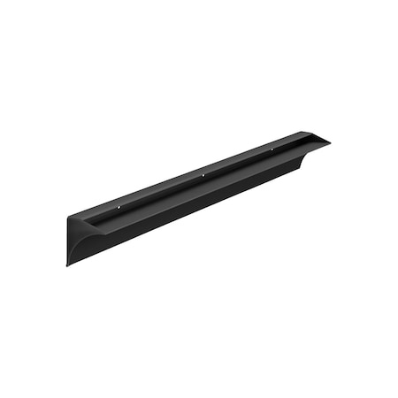 Dolle Rail 1.9 in. H X 23.6 in. W X 1.6 in. D Black Aluminum Shelf Bracket 20242