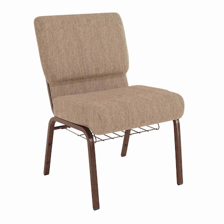 Flash Furniture Beige Fabric Church Chair, PK4 4-FD-CH0221-4-CV-BGE1-BAS-GG