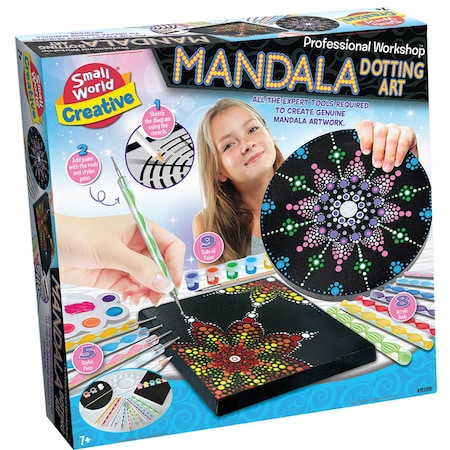 Small World Toys Professional Workshop Mandala Dotting Art 9721395