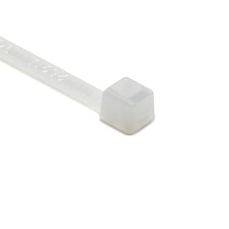 Hellermanntyton Cable Tie, 4in Long, UL Rated, 18lb Tensile Strength, PA66, Natural, 1000/pkg T18R9M4