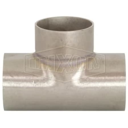 Dixon Weld Tee, Short, Series: B7WWW, Fitting/Connector Type: Tee, 1 in Nominal Size, 0.065 in Thickness, B7WWW-G100U