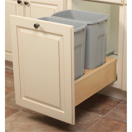 Sticky Situation Waste Bins - White - 11.81 x 19.25 in. ST2981445