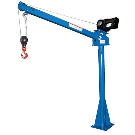 Vestil Steel DC Power Jib Crane 3-5' Boom WTJ-20-3-DC