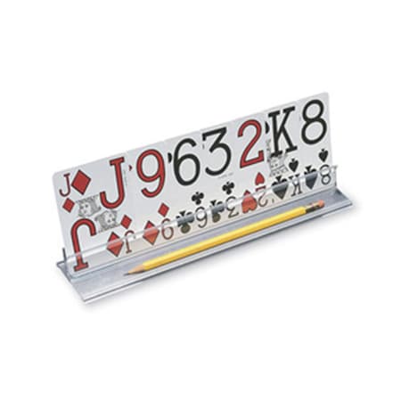 Ableware 15 in. Playing Card Holder With Low Vision Playing Cards Ableware-712524515
