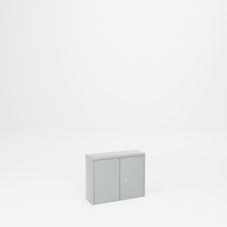 Pucel Wall Mount & Table Top Cabinet, 4 Levels, 26.5 in W x 9 in D x 21 in H, Red WBC-2621-4