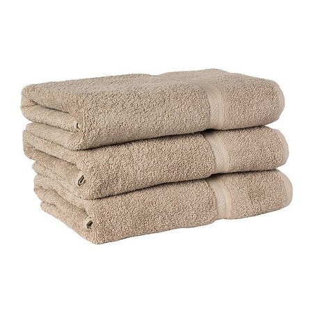 Martex Bath Towel, 52 in L, Khaki 7135302