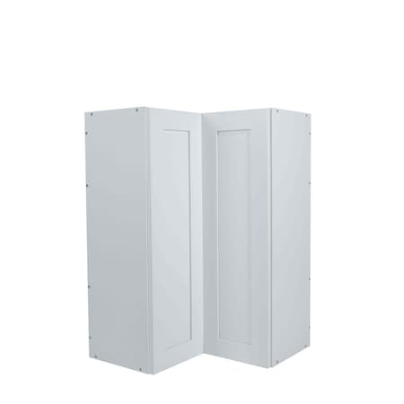Cambridge Everest 24 in. W x 12 in. D x 36 in. H Shaker Corner Diagonal Kitchen Cabinet in White SA-WC2436-SW-KIT