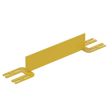 Vestil Safety Railing Toe Board 2' Yellow VDKR-2-TB